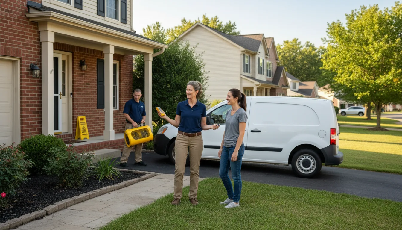 Water restoration image for Dehumidification And Cleanup Services in Brookton, ME